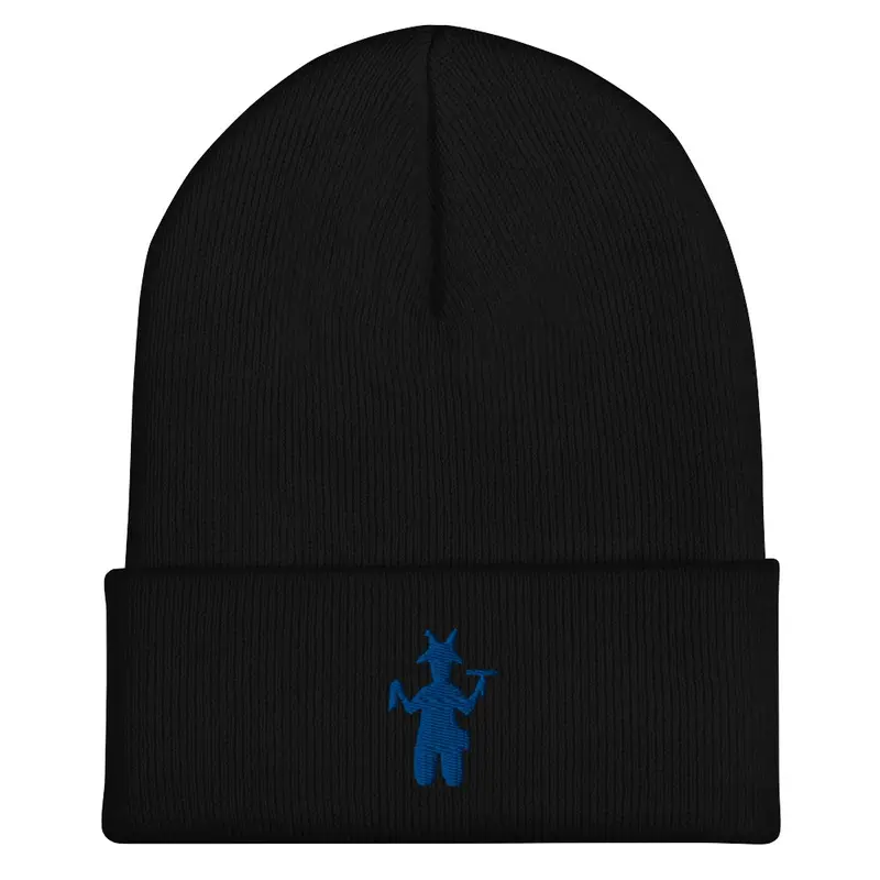 blue goat skully